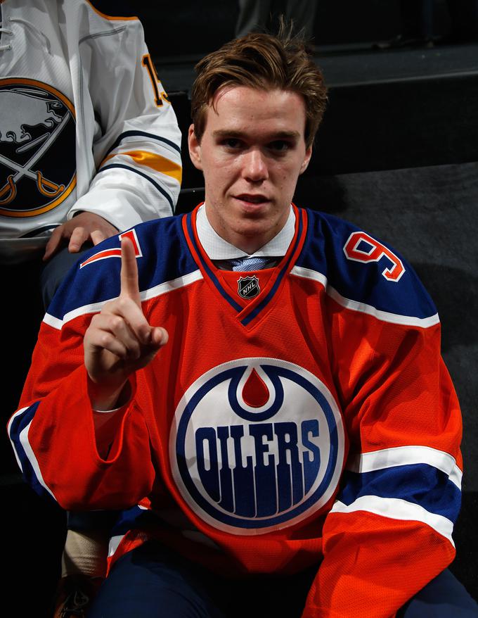 Connor McDavid se je Edmontonu zavezal za osem sezon in sto milijonov dolarjev. | Foto: Guliverimage/Getty Images