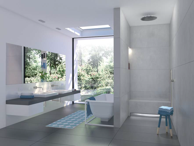 Če živite v starejši hiši, ki ima slabo toplotno izolacijo, lahko stene v kopalnici izolirate tudi z notranje strani. | Foto: 