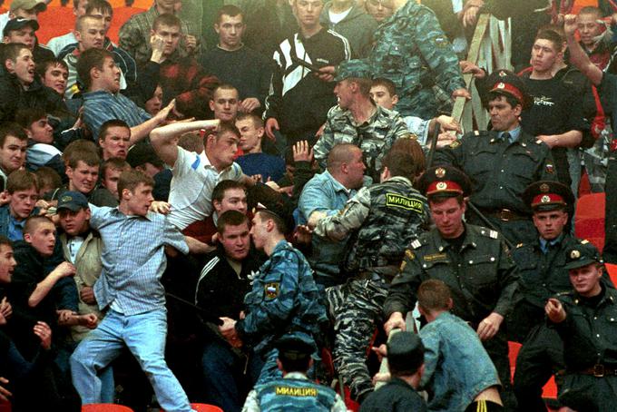 Huliganstvo ruskih navijačev je razcvet doživelo v devetdesetih letih prejšnjega stoletja. | Foto: Reuters
