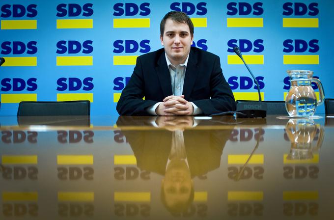 Andrej Čuš je bil v DZ izvoljen na listi SDS. | Foto: Matej Povše