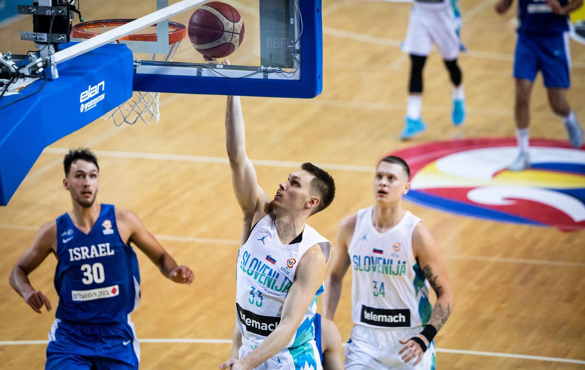 Slovenija Izrael Gregor Glas | Gregor Glas je bil v Bonifiki s 26 točkami prvi strelec tekme. | Foto Vid Ponikvar/Sportida