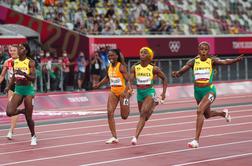 Jamajčanke vzele vse kolajne, pa tudi olimpijski rekord