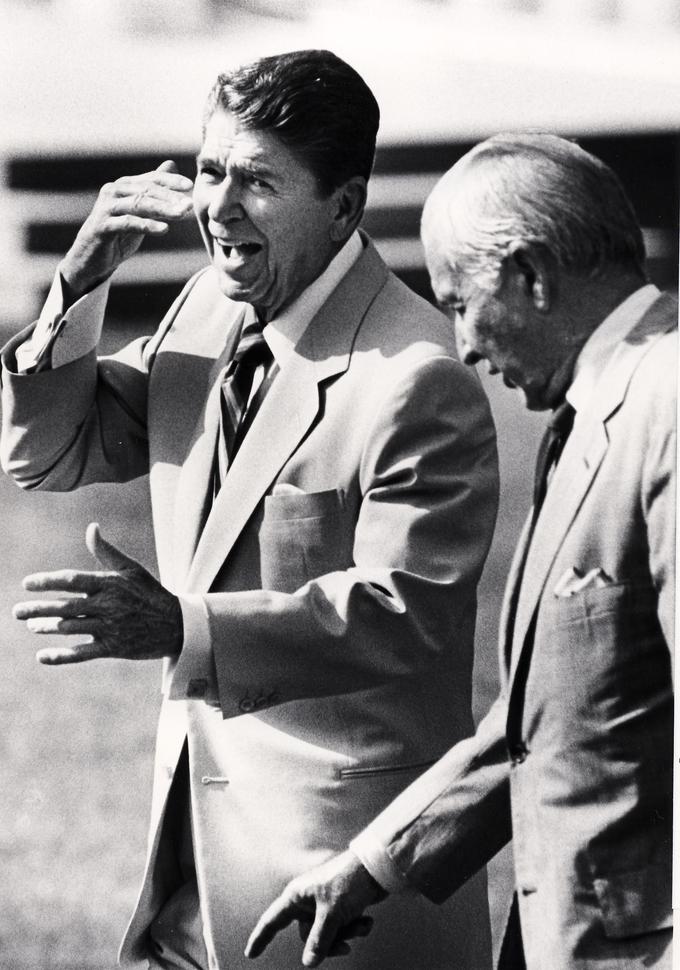 "Menim, da je bil Ronald Regan največji ameriški predsednik za časa mojega življenja," pravi Frank. | Foto: Reuters
