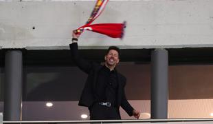 Diego Simeone postal najbolj plačani človek v Atleticu