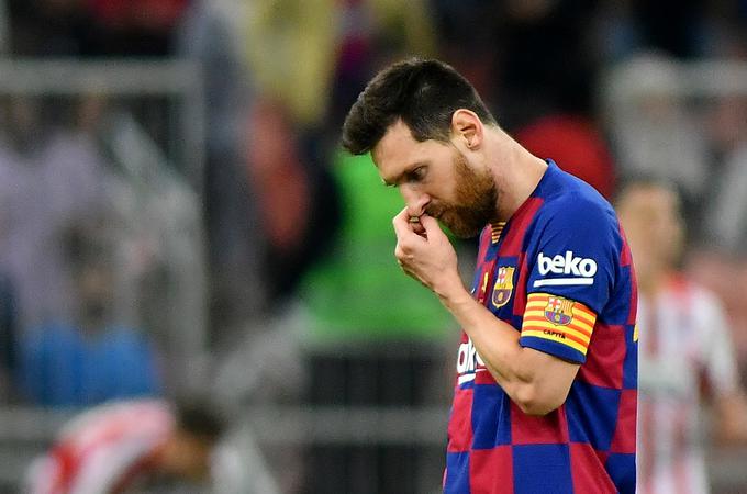 Lionel Messi je zatresel mrežo Jana Oblaka, a po tekmi ni mogel biti preveč zadovoljen. | Foto: Reuters