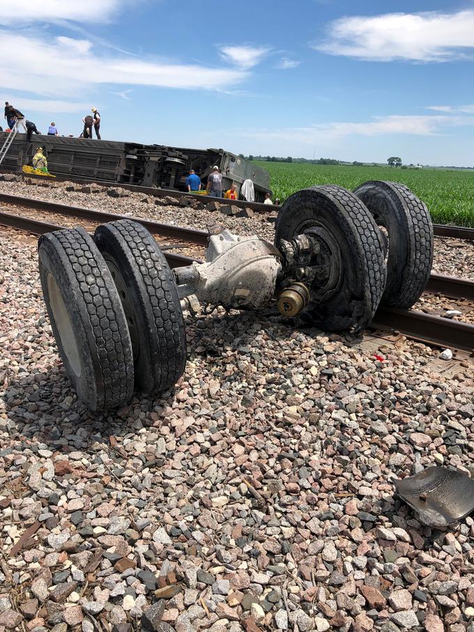 nesreča vlak Amtrak | Foto: Reuters