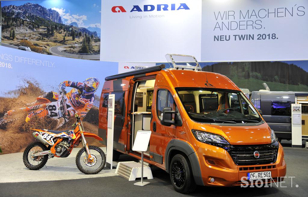 Adria Mobil na mednarodnem salonu počitniških vozil - 56. Caravan Salon Düsseldorf