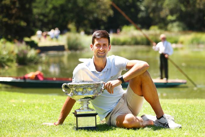 Novak Đoković je zmagal prvi letošnji turnir za grand slam - OP Avstralije. | Foto: Gulliver/Getty Images