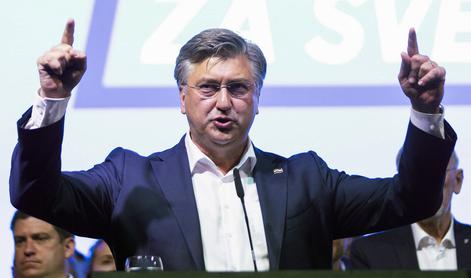 Vzporedne volitve kažejo na prepričljivo zmago Plenkovićeve HDZ