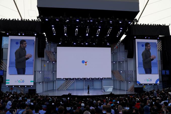Google na konferenci I/O podobno kot Facebook na svoji F8 pogosto predstavi najbolj razburljive nove tehnologije, ki so v jih v podjetju razvijali v dvanajstih mesecih od konca zadnje konference. | Foto: Reuters