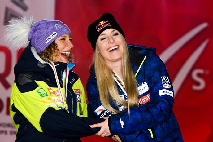 Ilka Štuhec medalja Aare 2019 | Ilka Štuhec in Lindsey Vonn: osrednji junakinji nedeljskega dela SP 2019 | Foto Reuters