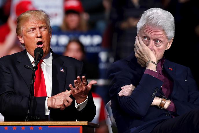 Donald Trump, Bill Clinton | Foto Reuters