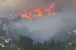 Na španskem kanarskem otoku zaradi požara evakuirali najmanj 500 ljudi