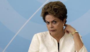 Brazilski predsednici Dilmi Rousseff grozi odstavitev