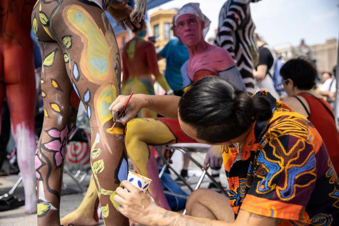 bodypainting new york | Foto: Reuters
