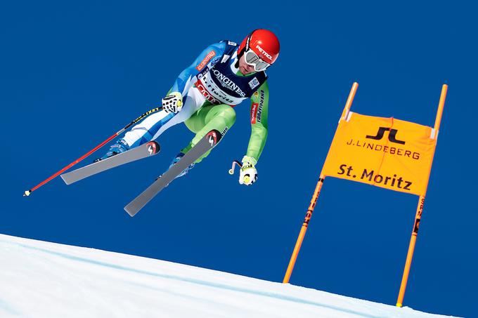 Martin Čater:  po smuku tretji, v slalomu pa je pokvaril uvrstitev. | Foto: Sportida