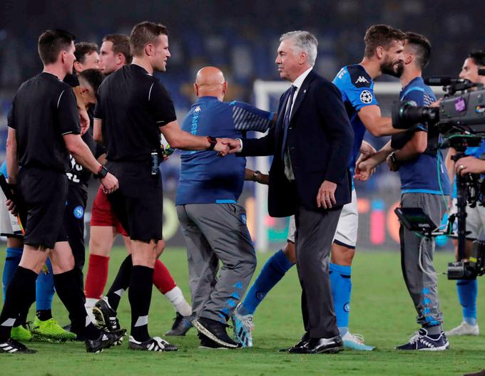 Carlo Ancelotti je bil po tekmi več kot zadovoljen. | Foto: Reuters