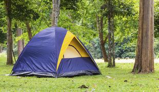 Pazite, kje kampirate: za šotor v naravi 80 evrov globe