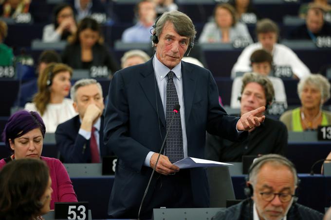Predsednik Evropskega parlamenta David Sissoli | Foto: Reuters