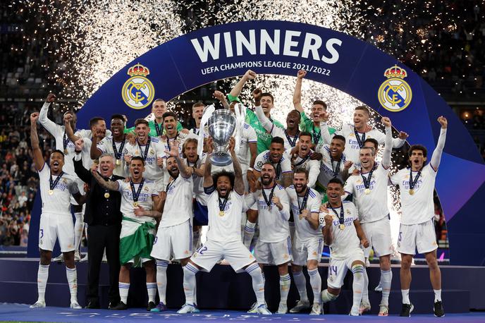 liga prvakov finale Real Madrid prvak | Nalsov evropskega prvaka branijo nogometaši Reala. V četrtfinalu se bodo pomerili proti Chelseaju. Tako se bosta spopadla zadnja evropska prvaka. | Foto Reuters