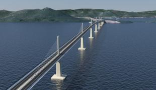 Začetek gradnje "slovenskega" mostu na Pelješac #video