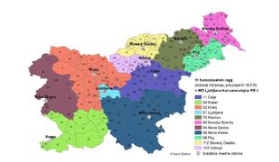 Zadnji predlog predvideva 10 pokrajin ter poseben status Ljubljane in Maribora