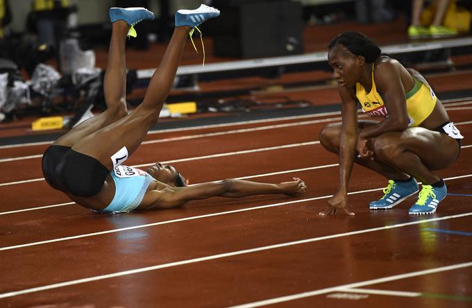 Shaunae Miller-Uibo je imela že v žepu zlato, a jo je izdala zadnja stegenska mišica. | Foto: Reuters
