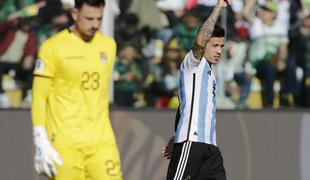 Argentina navdušila brez Messija, Brazilija do zmage v zadnji minuti