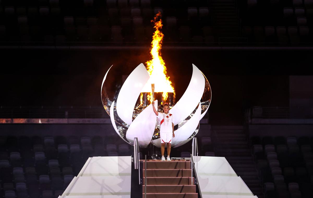 otvoritev Tokio | Naomi Osaka je prižgala olimpijski ogenj. | Foto Guliverimage
