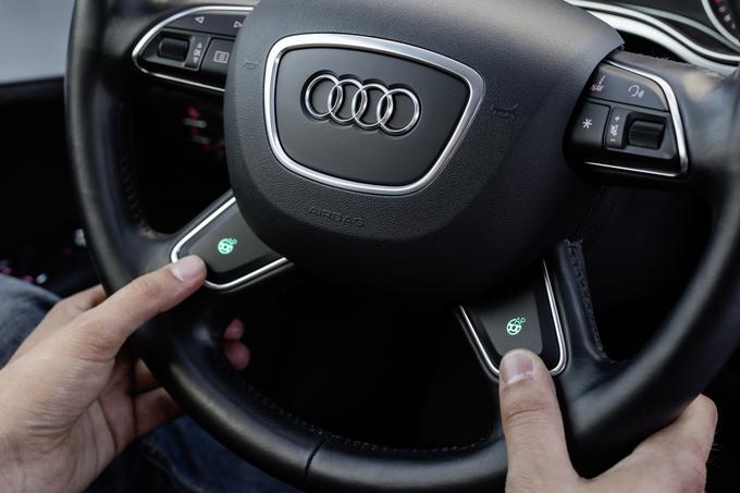 Zelena stikala sporočajo: "Pripravljen sem prevzeti nadzor nad cesto in prometom." | Foto: Audi