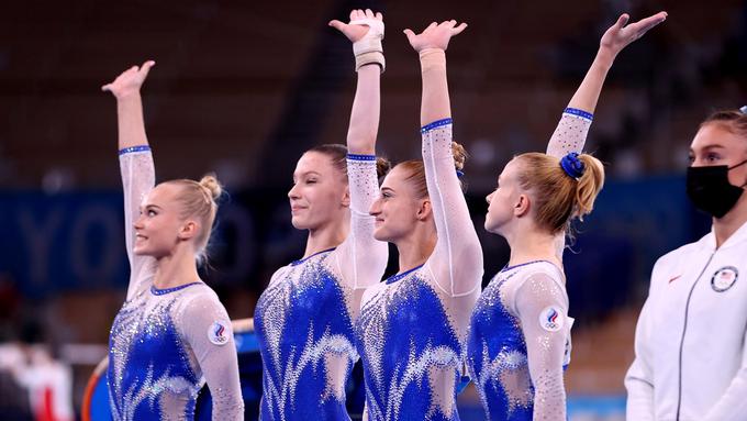 Rusinje so ekipne olimpijske prvakinje. | Foto: Reuters
