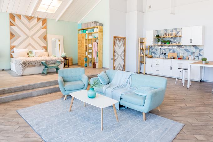 dnevna soba, kuhinja, dom, hiša, prenova, barve | Foto: Shutterstock