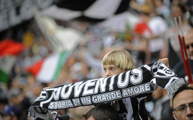 Juventus je najbolj priljubljen italijanski nogometni klub. | Foto: Reuters