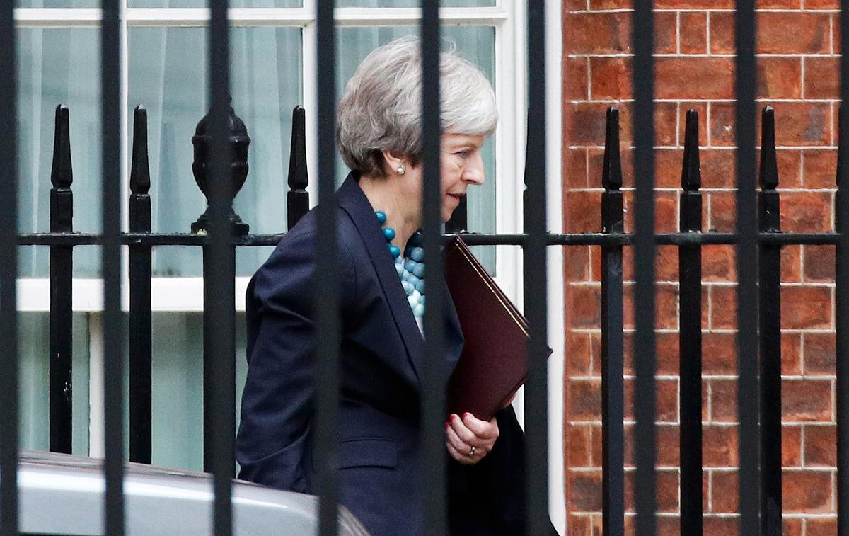 Theresa May | Pred britanskim parlamentom je nekaj pomembnih glasovanj. | Foto Reuters