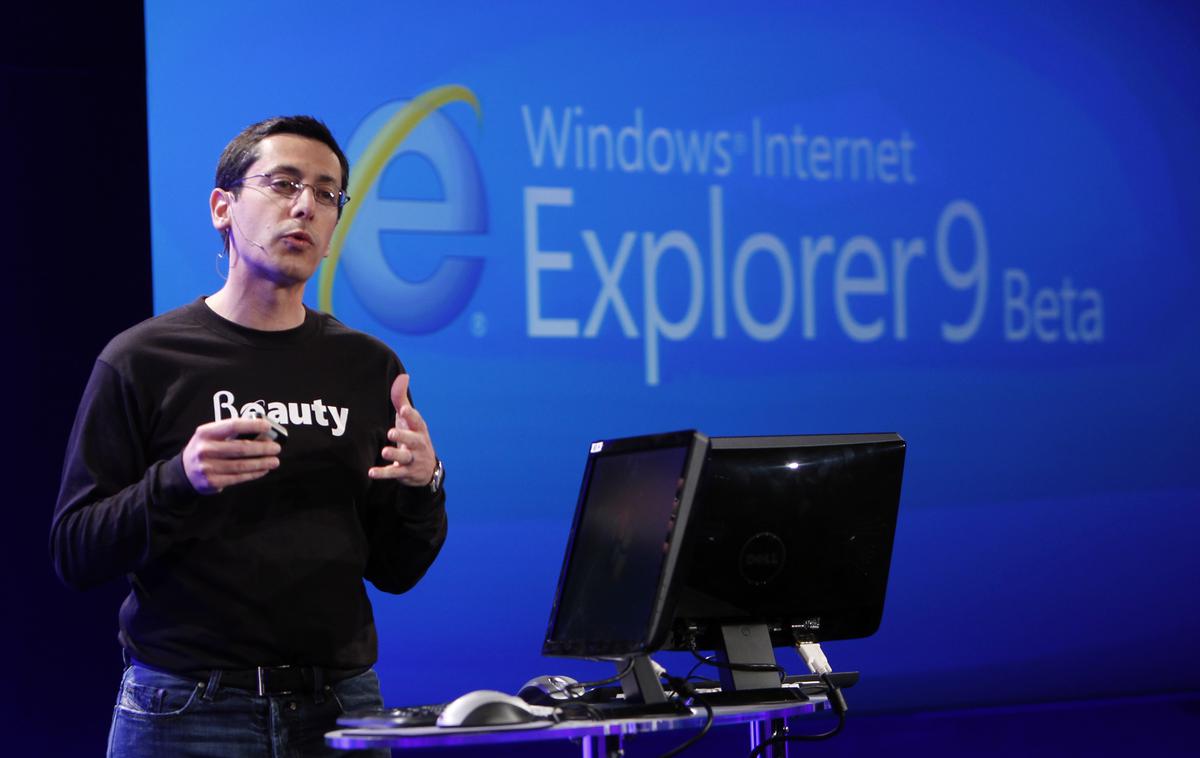 Internet Explorer 9 | Najnovejši Microsoftov nujni popravek odpravlja varnostno pomanjkljivost spletnega brskalnika Internet Explorer začenši z devet let staro "devetko". | Foto Reuters