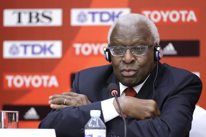 Lamine diack | Lamine Diack je v vlogi predsednika Mednarodne atletske zveze IAAF med letoma 1999 in 2015 svetovno atletiko pripeljal na najnižjo točko v zgodovini tega športa. | Foto Reuters