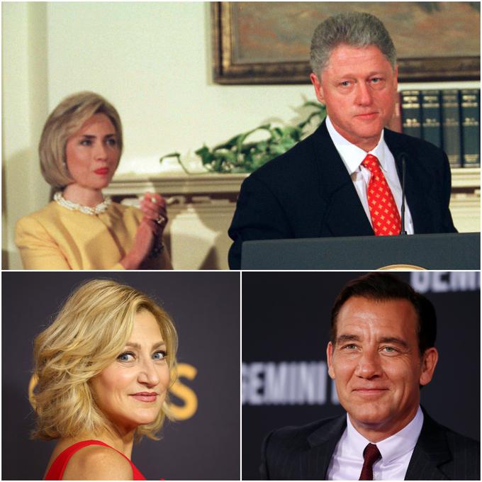 Hillary in Billa Clintona igrata Edie Falco in Clive Owen. | Foto: Reuters