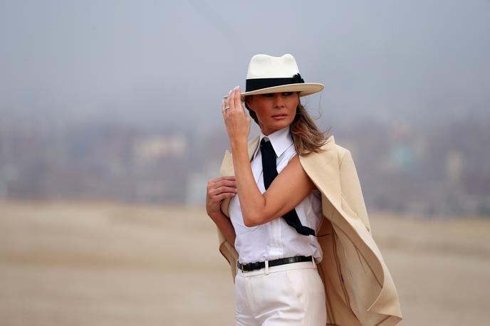 Melania Trump, Kairo | Pod opisom stroškov je zapisano zgolj, da je prva dama obiskala hotelske sobe. | Foto Reuters