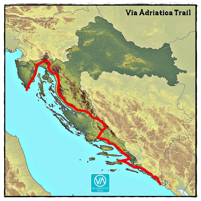 Via Adriatica Trail je dolga 1100 kilometrov.  | Foto: 