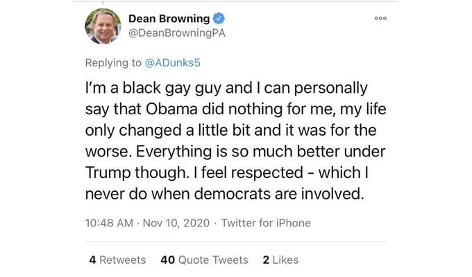 Dean Browning | Foto: Twitter / Posnetek zaslona