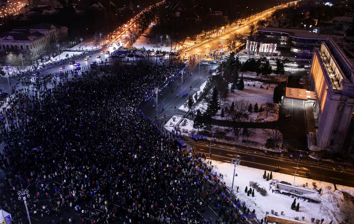 Bukarešta protesti | Foto Reuters