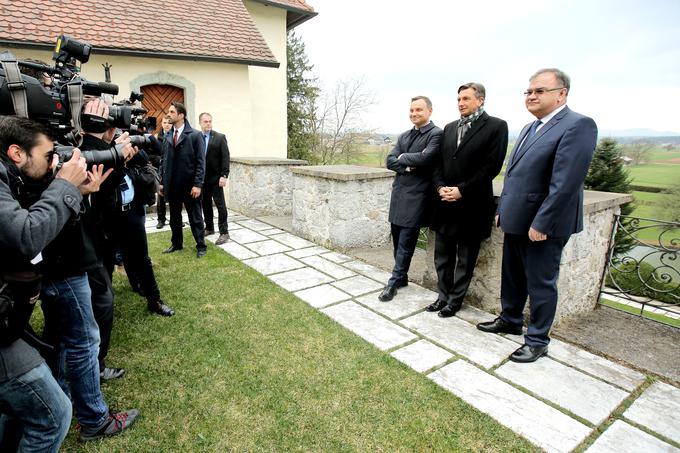 Ivanić je predsednikoma dveh držav, članic EU, predstavil pogled BiH na širitev Unije na Zahodni Balkan. | Foto: STA ,