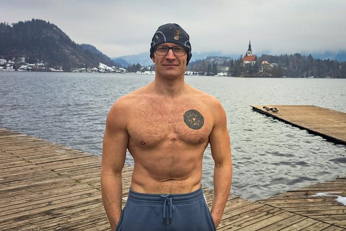 Turk po prvi tekmi na letošnjem svetovnem prvenstvu v zimskem plavanju na Bledu, kjer je osvojil štiri naslove svetovnega prvaka in bil enkrat drugi. | Foto: Alenka Teran Košir