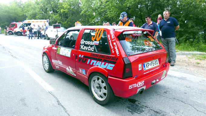 Marko Grossi, aktualni državni prvak, na začetku kariere s citroenom AX GTI | Foto: 