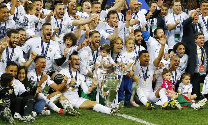 Real Madrid je še enajstič postal evropski klubski prvak. | Foto: Reuters