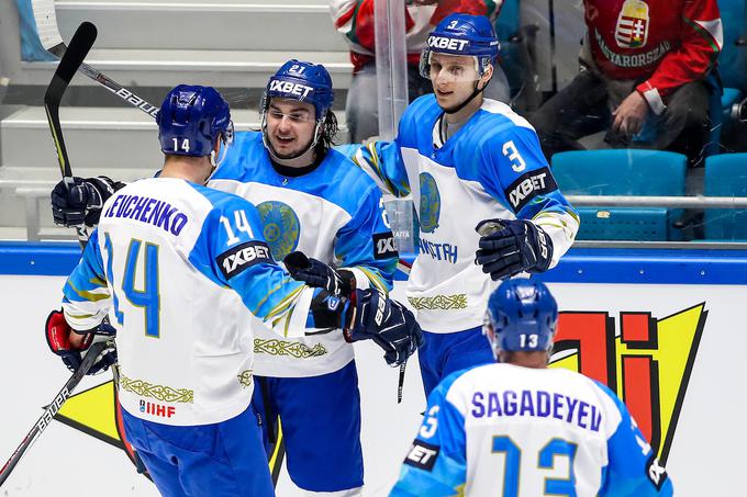 Kazahstanci so po prvi tretjini vodili s 3:0. | Foto: Matic Klanšek Velej/Sportida