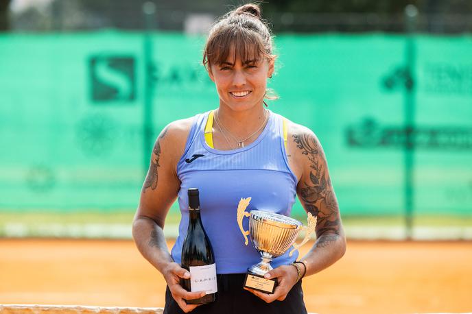 Aliona Bolsova | Aliona Bolsova je zmagovalka teniškega turnirja serije WTT v Kopru. | Foto Vid Ponikvar