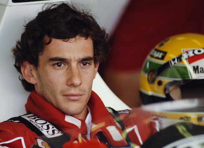 V desetih letih je Ayrton Senna na 162 dirkah zmagal 41-krat, 80-krat se je uvrstil na zmagovalni oder, 65-krat je dirke začel z najboljšega štartnega položaja, 19-krat je na nedeljskih preizkušnjah odpeljal najhitrejši krog. Naslove svetovnega prvaka je osvojil v letih 1988, 1990 in 1991. | Foto: Getty Images
