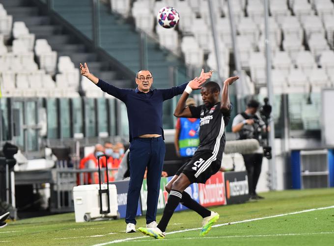 Maurizio Sarri je v tej sezoni z Juventusom osvojil državni naslov, v finalu pokala je izgubil z Napolijem, v ligi prvakov pa izpadel v osmini finala. | Foto: Reuters
