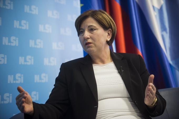 Ljudmila Novak pravi, da koalicija z SDS, dokler jo vodi Janez Janša, ni mogoča.  | Foto: 